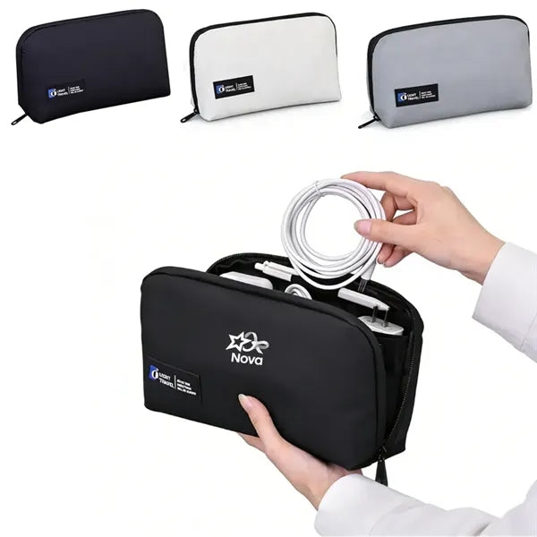 Waterproof Electronics Organizer Tech Pouch for Essentials
