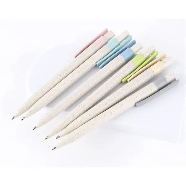 Eco-Friendly Wheat Straw Cork Press Pen 1.0 tip