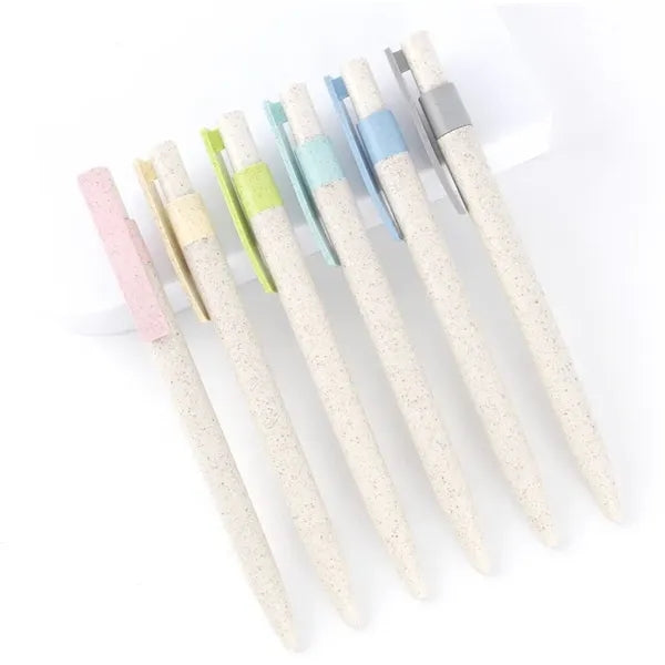Eco-Friendly Wheat Straw Cork Press Pen 1.0 tip