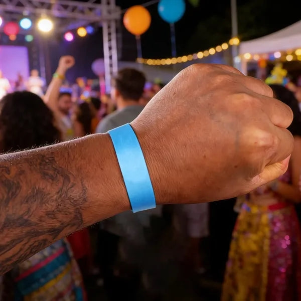 Full Color Polyester Ribbon Event Wristband