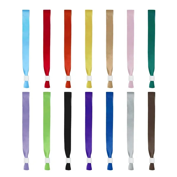 Full Color Polyester Ribbon Event Wristband