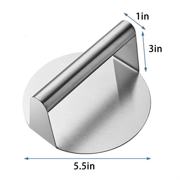 5.5" Stainless Steel Burger Meat Press