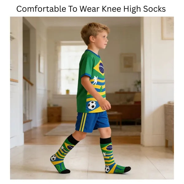 World Cup Fan Socks Polyester Crew Sportswear