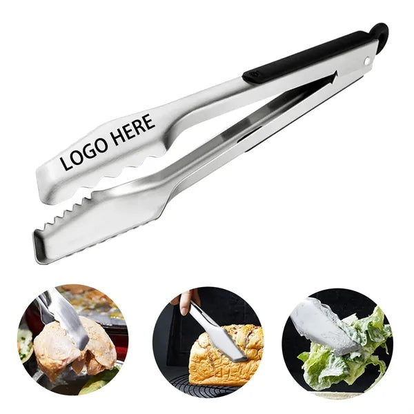 Stainless Steel Barbecue Tong With Holes For Hanging