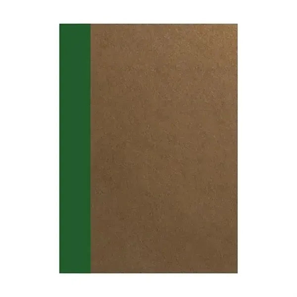 Color-Accent Kraft Meeting Notebook Recycled 30 Sheets