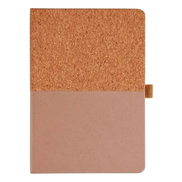 Fruit Paper and Natural Cork Notebook with Pen Loop