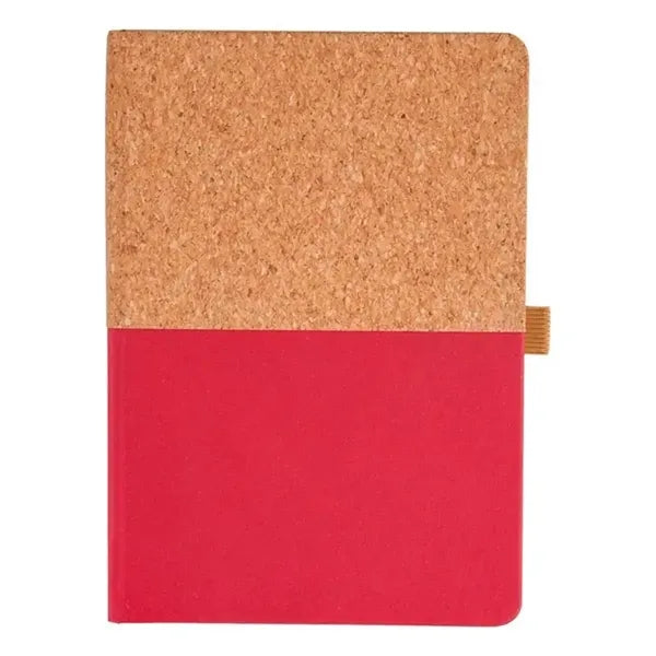 Fruit Paper and Natural Cork Notebook with Pen Loop