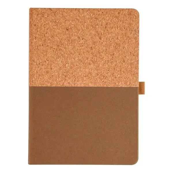 Fruit Paper and Natural Cork Notebook with Pen Loop