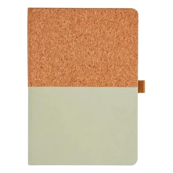 Fruit Paper and Natural Cork Notebook with Pen Loop