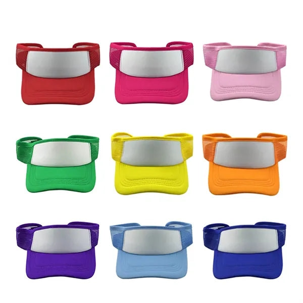 No-Top Mesh Sun Hat Adjustable Outdoor Visor