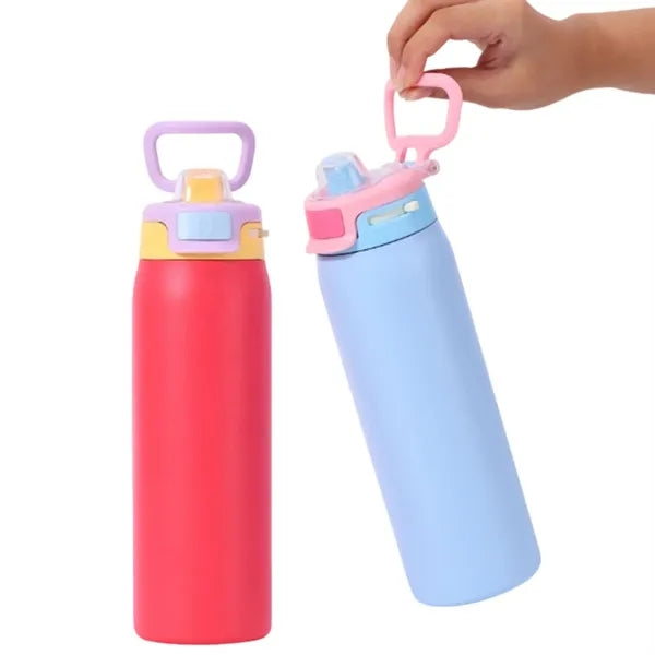 22oz Pop and Fill Stainless Steel Water Bottle