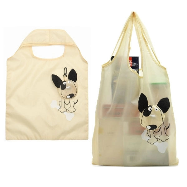Dog Shaped Foldable Shopping Tote Bag