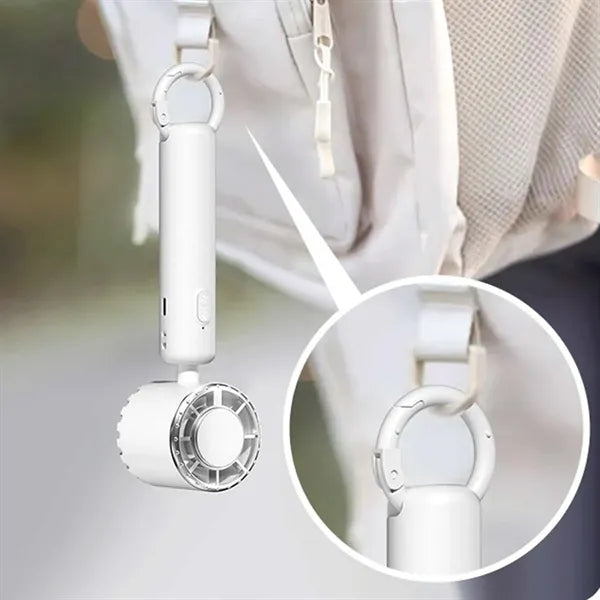 Travel 3 speeds handheld portable fan with ice cooler