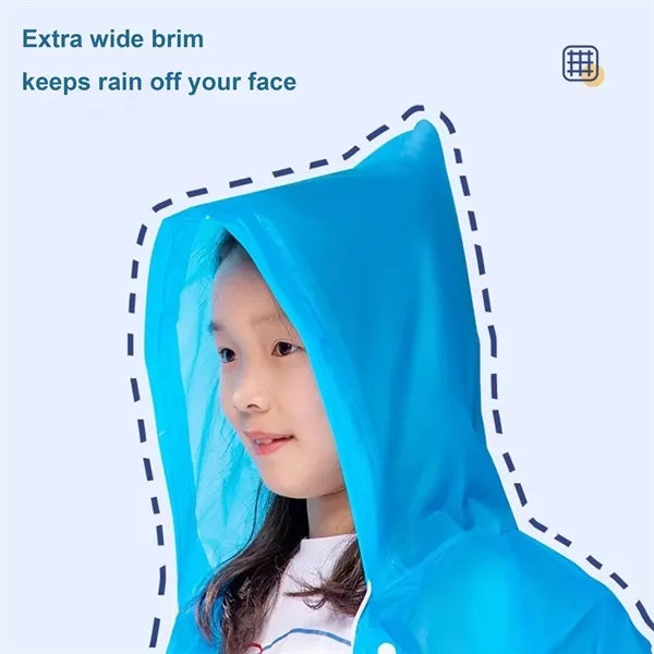 Waterproof Raincoats for Boys and Girls Adult Rain Ponchos