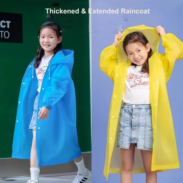 Waterproof Raincoats for Boys and Girls Adult Rain Ponchos