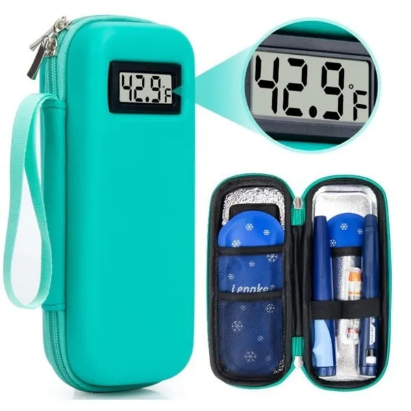 Insulin Cooler Case with Temperature Display