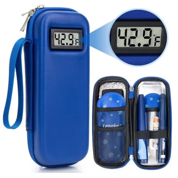 Insulin Cooler Case with Temperature Display