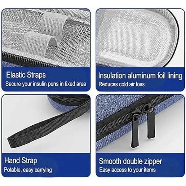 Insulin Cooler Travel Case Diabetic Medication Cooling Bag