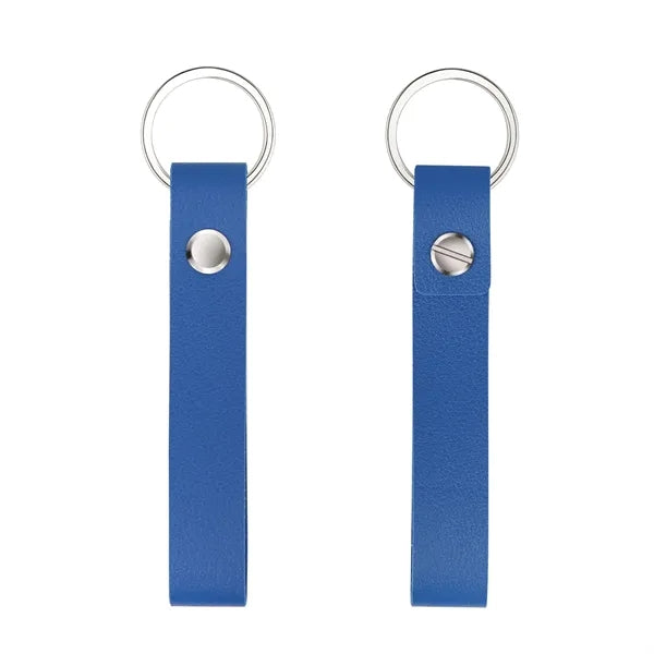 PU Leather Wristlet Keychain Car Key Fob