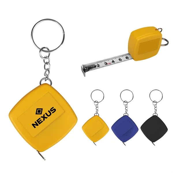 1 Meter Mini Tape Measure Keychain
