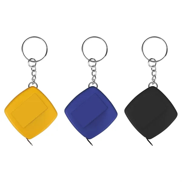 1 Meter Mini Tape Measure Keychain