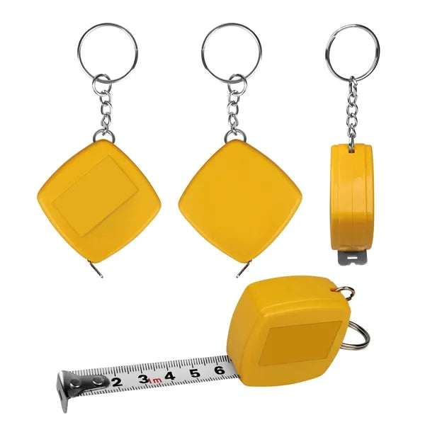 1 Meter Mini Tape Measure Keychain