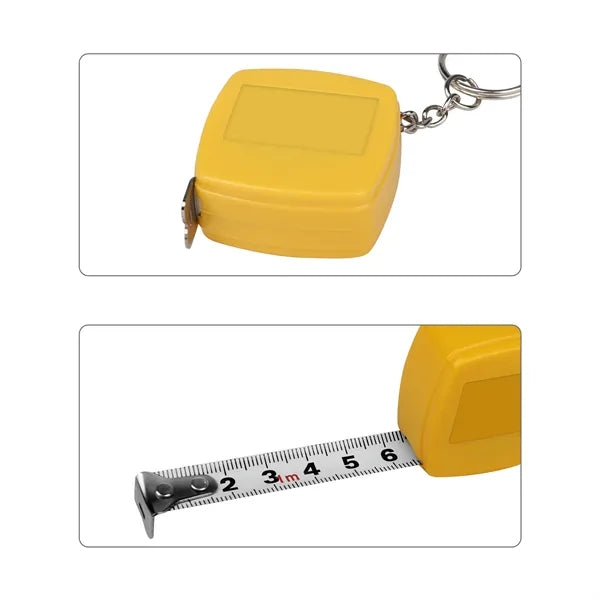 1 Meter Mini Tape Measure Keychain