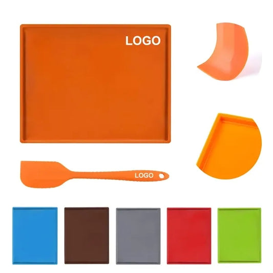 Premium Silicone Baking Mat Set with Spatula