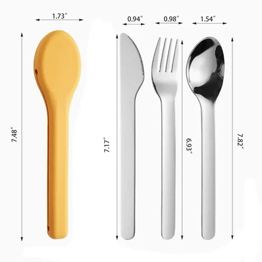 Stainless Steel Portable Tableware