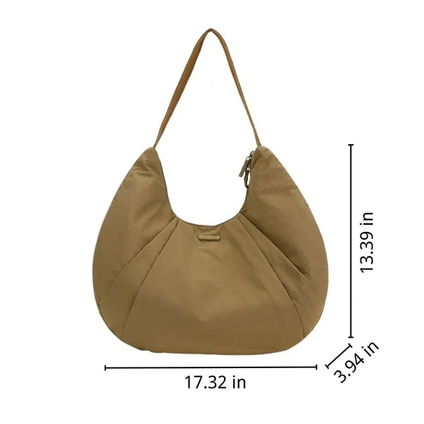 Versatile waterproof nylon daily commute travel shoulder bag