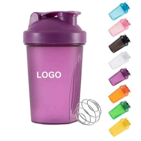 13.5oz Plastic Blender Shaker Bottle
