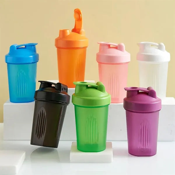13.5oz Plastic Blender Shaker Bottle