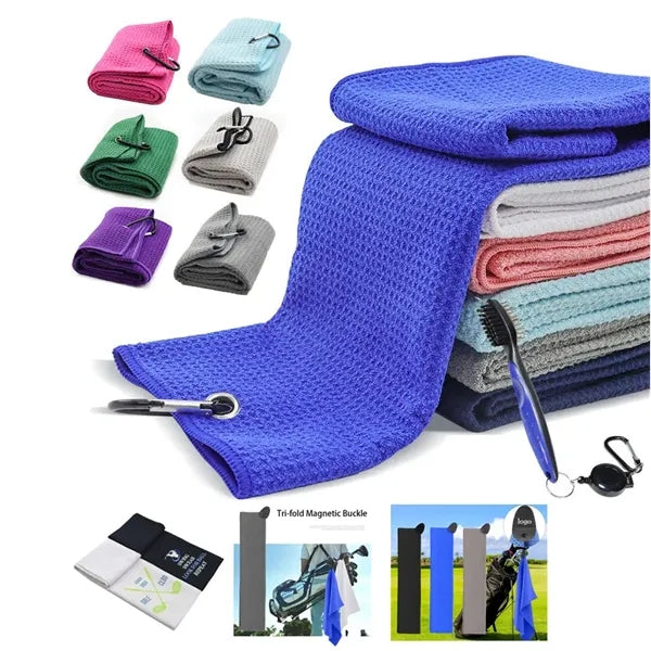 Waffle Golf Towel Microfiber