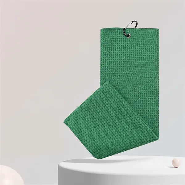 Waffle Golf Towel Microfiber