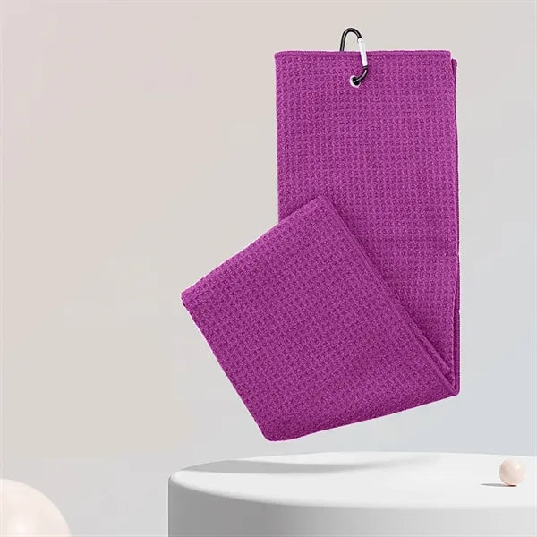 Waffle Golf Towel Microfiber