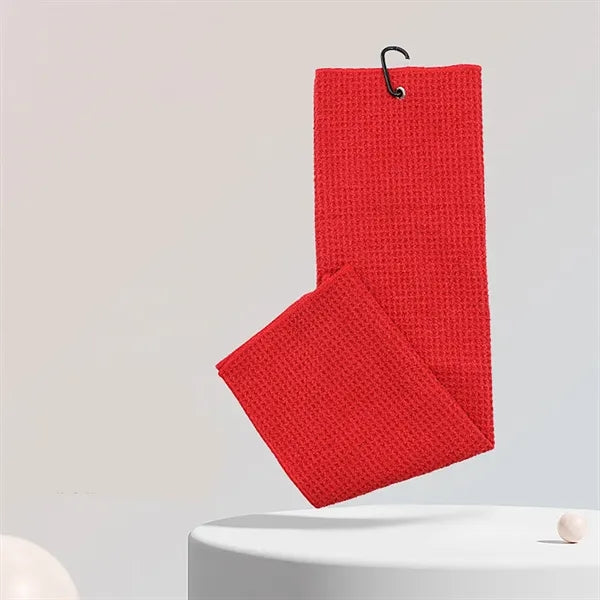 Waffle Golf Towel Microfiber
