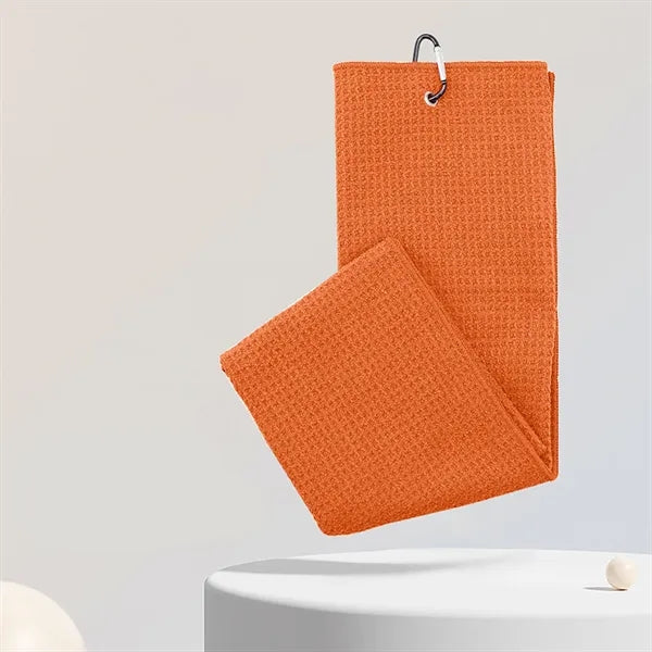 Waffle Golf Towel Microfiber