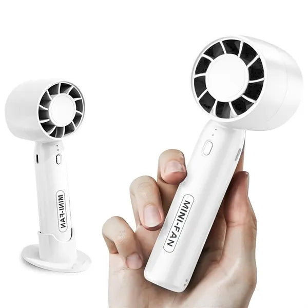 3 Speed Rechargeable Mini Turbo Fan with phone stand