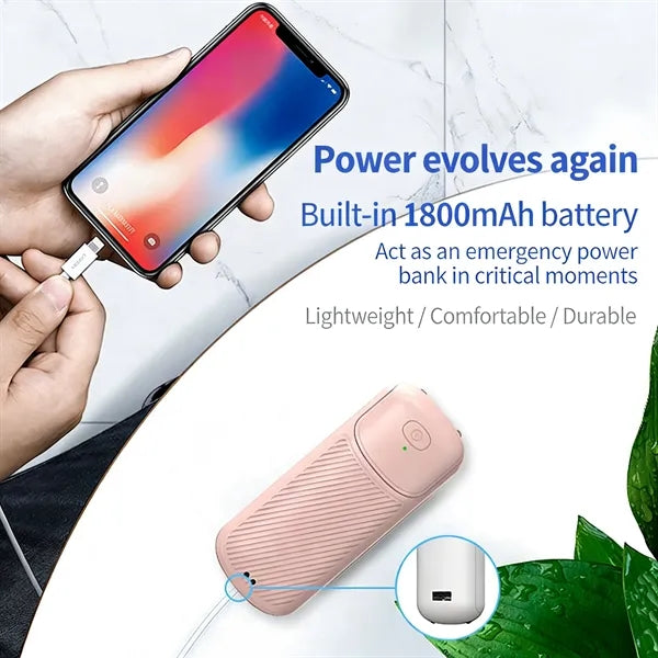 3-in-1 Handheld Fan with Light