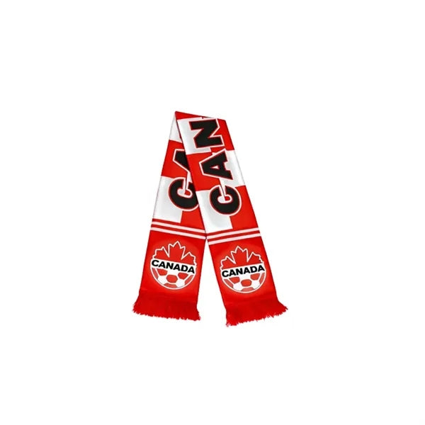 Polyester Soccer Fan Scarf for 2026 World Cup