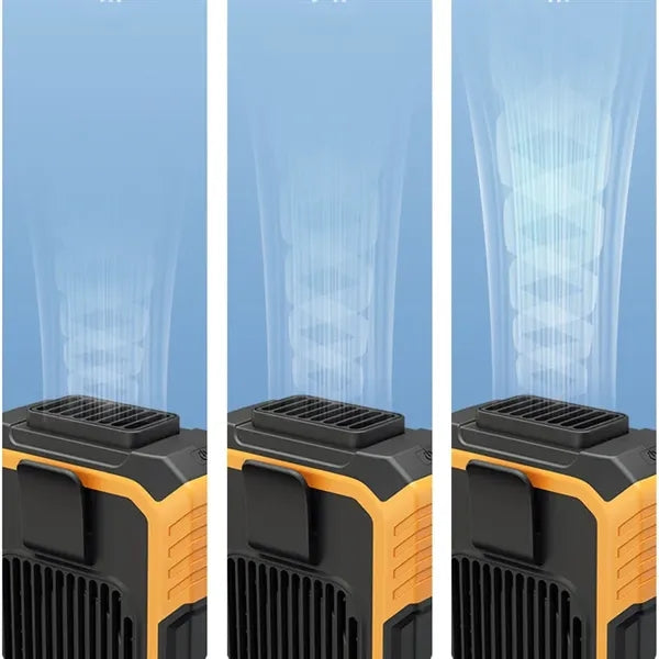 Wearable Clip-On Waist Fan with LED light