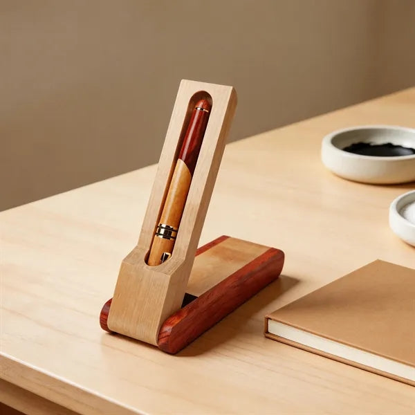 Premium Wooden Ballpoint Pen Gift Set With Display Box