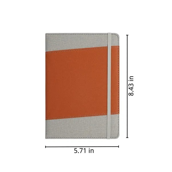 Durable school office eco-friendly PU leather notebook