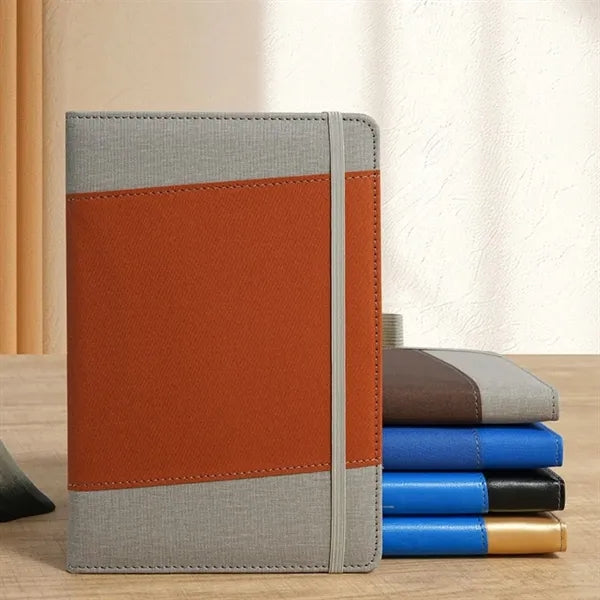 Durable school office eco-friendly PU leather notebook