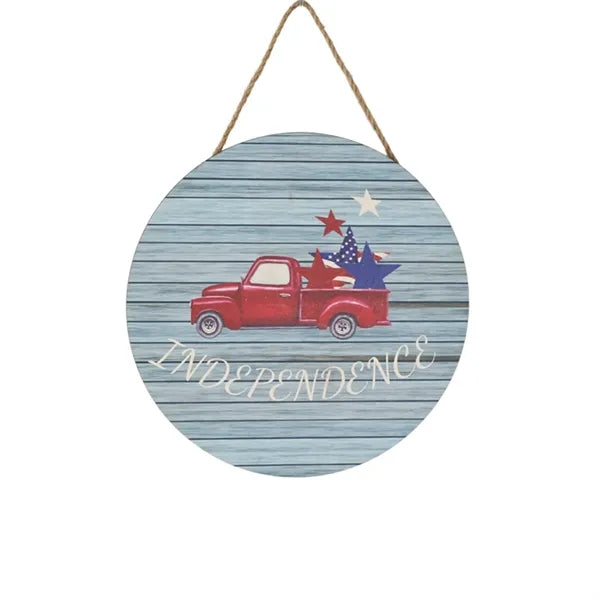 Independence Hanging Sign
