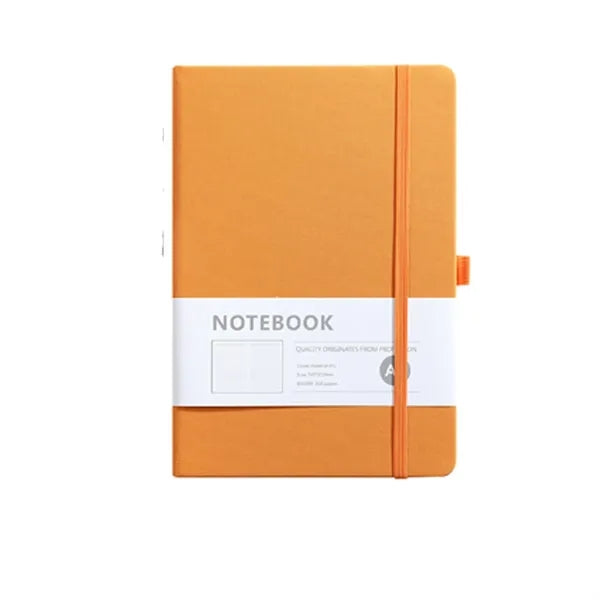A5 PU Leather Thick Notebook with Elastic Closure