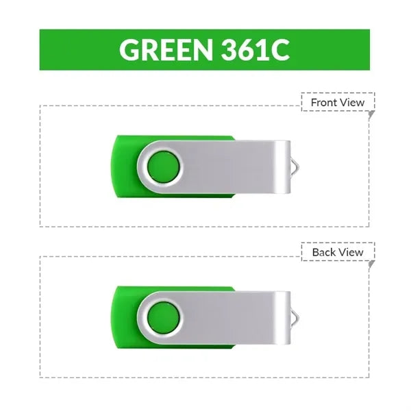 8 GB Classic Swivel USB Flash Drive