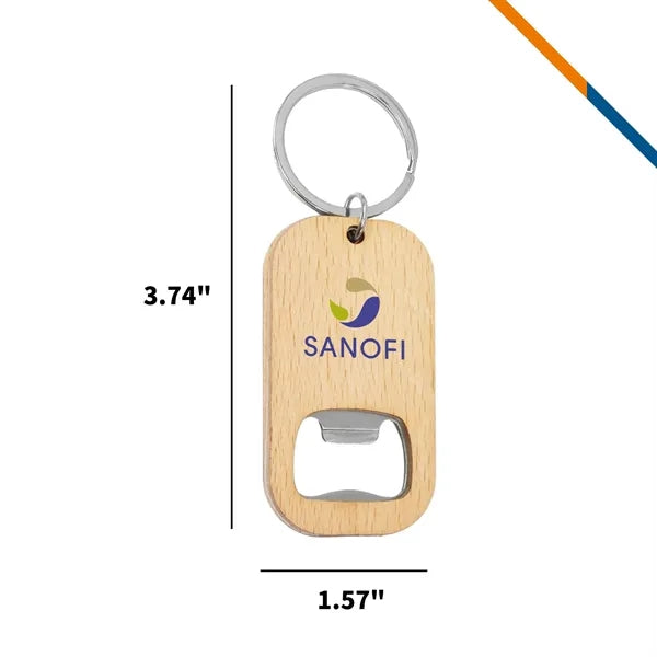 DrinkLift Wood Keychain Bottle Opener