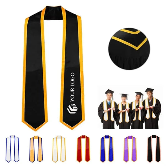 Classic unisex adult plain honor sash graduation stole