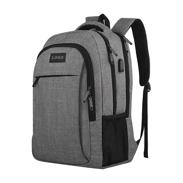 Multi-Pocket Commuter Backpack With USB Port